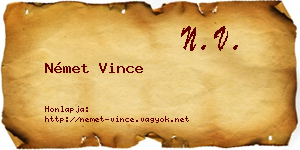 Német Vince névjegykártya